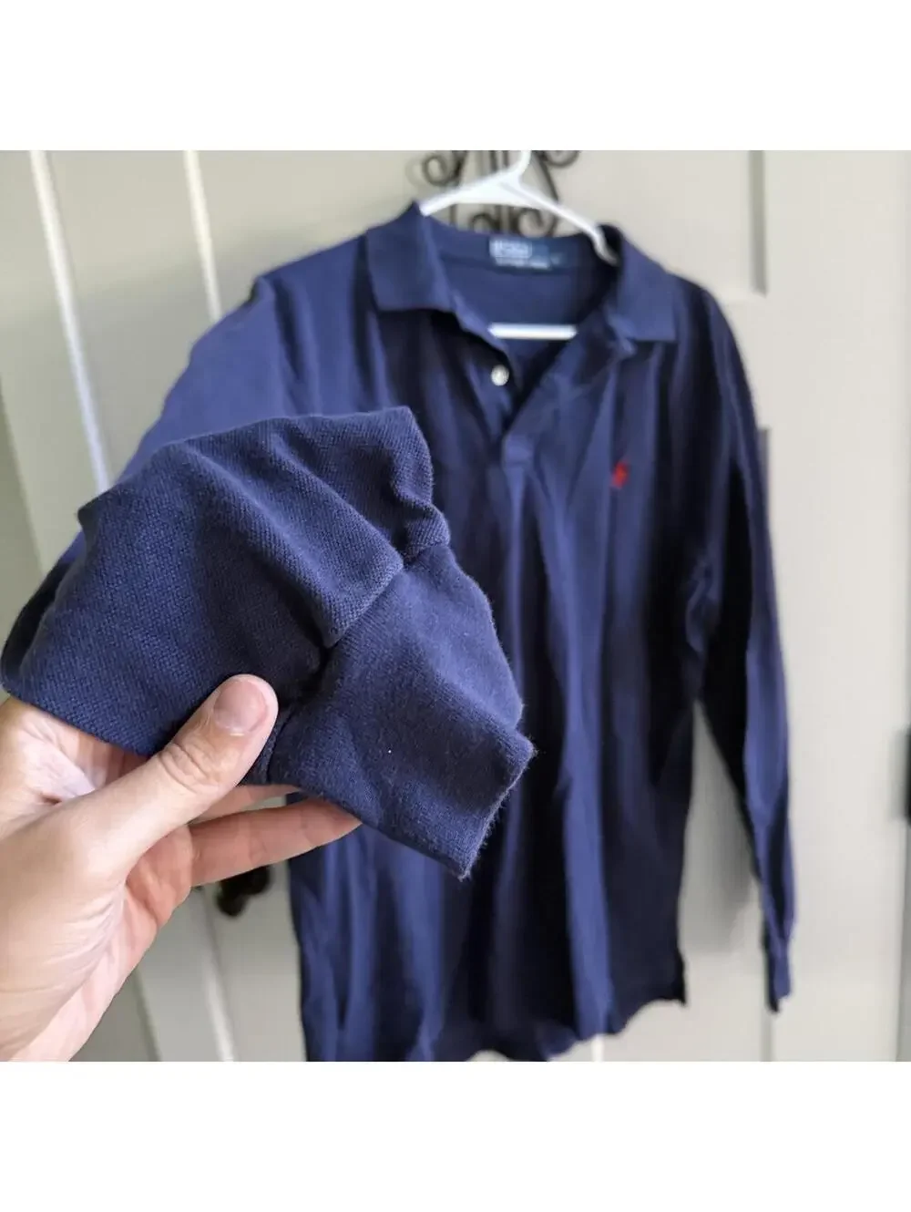 🐎 Polo Ralph Lauren Navy Long Sleeve Polo